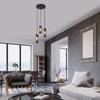 Kép 2/4 - Rábalux Oberon 5339 többágú függeszték barna fém E14 3x MAX 40 E14 IP20