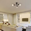 Kép 3/4 - Rábalux Lacey 5343 mennyezeti lámpa fekete fém E14 3x MAX 40 E14 IP20