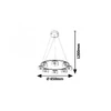 Kép 3/4 - Rábalux Lorell 5390 csillárok nappaliba arany fém LED 40 3200 lm 3000 K IP20 G