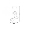Kép 5/6 - Rábalux Ambrosio 5693 többágú függeszték barna fém LED 50 3400 lm 3000 K IP20 A