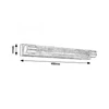 Kép 3/5 - Rábalux Abbey 5786 fürdőszoba fali lámpa antik bronz fém LED 2X5 900 lm 3000 K IP44 F