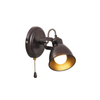 Kép 1/7 - Rábalux Vivienne 5962 fali lámpa kapcsolóval antik barna fém E14 1x MAX 15 E14 IP20
