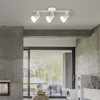 Kép 3/7 - Rábalux Vivienne 5968 mennyezeti lámpa antik fehér fém E14 3x MAX 40 E14 IP20