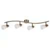 Kép 1/7 - Rábalux Soma 6309 mennyezeti lámpa bronz fém E14 4x MAX 40 E14 IP20