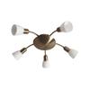 Kép 1/7 - Rábalux Soma 6310 mennyezeti lámpa bronz fém E14 5x MAX 40 E14 IP20