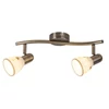 Kép 4/6 - Rábalux Art flower 6357 mennyezeti lámpa bronz fém E14 2x MAX 40 E14 IP20