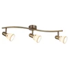 Kép 4/6 - Rábalux Art flower 6358 mennyezeti lámpa bronz fém E14 3x MAX 40 E14 IP20