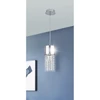 Kép 3/6 - Rábalux Waterfall 6446 egyágú függeszték króm fém E14 1x MAX 40 E14 IP20