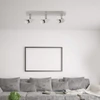 Kép 3/5 - Rábalux Agata 6759 mennyezeti spot lámpa súrolt alumínium fém GU10 3x MAX 50 GU10 1200 lm 3000 K IP20