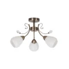 Kép 5/7 - Rábalux Susan 7043 mennyezeti lámpa bronz fém E27 3x MAX 60 E27 IP20