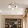 Kép 6/7 - Rábalux Susan 7043 mennyezeti lámpa bronz fém E27 3x MAX 60 E27 IP20