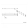 Kép 3/3 - Trio SIMEO 273271201 konyhapult világítás fehér alumínium incl. 1 x SMD, 10W, 3000K, 850Lm 850 lm 3000 K IP20 A+