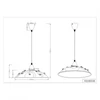 Kép 2/2 - Trio CARBONADO 302400106 mennyezeti lámpa króm fém excl. 1 x E27, max. 40W E27 1 db IP20