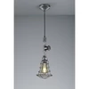 Kép 1/4 - Trio GOTHAM 307000188 egyágú függeszték antik ezüst fém excl. 1 x E27, max. 60W E27 IP20