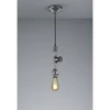 Kép 4/4 - Trio GOTHAM 307000188 egyágú függeszték antik ezüst fém excl. 1 x E27, max. 60W E27 IP20