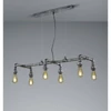 Kép 4/4 - Trio GOTHAM 307000688 modern függeszték antik ezüst fém excl. 6 x E27, max. 60W E27 IP20
