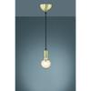 Kép 1/2 - Trio CORD 310100108 egyágú függeszték matt sárgaréz fém excl. 1 x E27, max. 60W E27 IP20