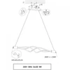 Kép 7/7 - Trio LOOP 379890307 többágú függeszték matt nikkel fém incl. 3 x SMD, 9W, 3000 + 5000K, 850Lm 850 lm 3000 K IP20 A+