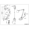 Kép 7/7 - Trio RADO 527690132 ledes asztali lámpa matt fekete fém incl. 1 x SMD, 5W, 3000+4000+5000K, 550Lm 550 lm 3000 K IP20 A+