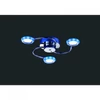 Kép 3/7 - Trio TURNER 624410306 mennyezeti lámpa króm fém incl. 3 x SMD, 4,2W, 3000K, 400Lm 400 lm 3000 K IP20 A+