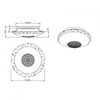 Kép 3/4 - Trio COMTESS 656211800 mennyezeti lámpa fehér incl. 1 x SMD, 20W, 3000K, 1800Lm 1800 lm 3000 K IP20 A+