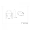 Kép 2/2 - Trio CENTO 657011207 mennyezeti lámpa matt nikkel alumínium incl. 1 x SMD, 11,5W, 3000K, 1100Lm 1300 lm 3000 K IP20 A+