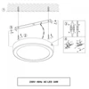 Kép 4/4 - Trio CENTO 657012401 mennyezeti lámpa fehér fém incl. 1 x SMD, 24W, 3000K, 1900Lm 1900 lm 3000 K IP20 A
