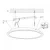 Kép 4/4 - Trio PHOENIX 674094507 mennyezeti lámpa matt nikkel fém incl. 1 x SMD, 25W, 3000K, 2500Lm 2500 lm 3000 K IP20 A+