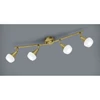 Kép 1/2 - Trio TRUMPET 803100404 mennyezeti lámpa sárgaréz fém excl. 4 x E14, max. 40W E14 IP20