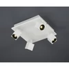 Kép 1/3 - Trio CUBA 828530531 mennyezeti lámpa matt fehér fém incl. 4 x SMD, 4,3W, 3000K, 430Lm SMD 430 lm IP20 A+