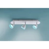 Kép 2/2 - Trio GEMINI 850010331 wiz connected matt fehér fém incl. 3 x SMD, 3W, 3000 - 5000K, 300Lm SMD 300 lm IP20 A+
