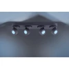 Kép 2/2 - Trio SANCHO 850110432 wiz connected matt fekete fém incl. 4 x 3W RGBW-LED/ 3000-5000K/ 300Lm SMD 300 lm IP20 A+