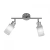 Kép 1/2 - Trio JONES 871410207 mennyezeti lámpa nikkel fém incl. 2 x E14, 4W, 3000K, 320Lm E14 310 lm 2700 K IP20
