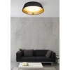 Kép 1/2 - Trio PONTS R62871879 mennyezeti lámpa fekete szövet incl. 1 x SMD, 18W, 3000K, 1700Lm SMD 1700 lm IP20 A+