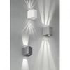 Kép 4/6 - Trio BOGOTA R28200687 kültéri fali led lámpa ezüst alumínium incl. 2 x SMD, 3W, 3000K, 260Lm 260 lm 3000 K IP54 A++