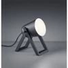 Kép 2/4 - Trio MARC R50721032 állólámpa matt fekete fa excl. 1 x E27, max. 25W E27 1 db IP20