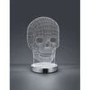Kép 1/6 - Trio SKULL R52461106 dekor lámpa króm fém incl. 1 x SMD, 7W, 3000+4000+6500K, 400Lm 400 lm 3000 K IP20 A