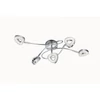 Kép 1/2 - Trio TOURS R62135106 mennyezeti kristálylámpa króm fém incl. 5 x SMD, 4,5W, 3000K, 400Lm 400 lm 3000 K IP20 A