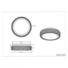 Kép 2/2 - Trio Pegasus R62421142 mennyezeti lámpa antracit akril incl. 1 x SMD, 10W, 3000K, 960Lm SMD 960 lm 3000 K IP20 A+