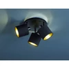 Kép 1/2 - Trio TOMMY R80333979 mennyezeti lámpa matt fekete fém excl. 3 x E14, max. 28W E14 IP20