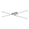Kép 1/7 - Trio CHAUSSEE R62462100 mennyezeti lámpa matt nikkel fém incl. 2 x SMD, 8W, 4000K, 800Lm 800 lm 4000 K IP20 A+