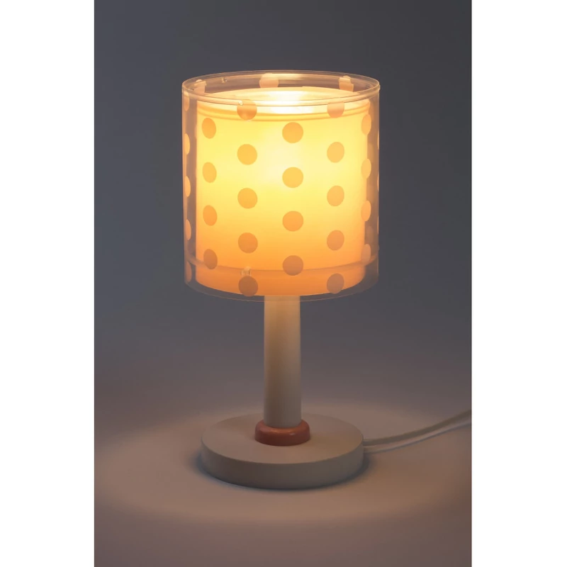 Dalber Dots coral 41001S asztali gyerek lámpa műanyag E14