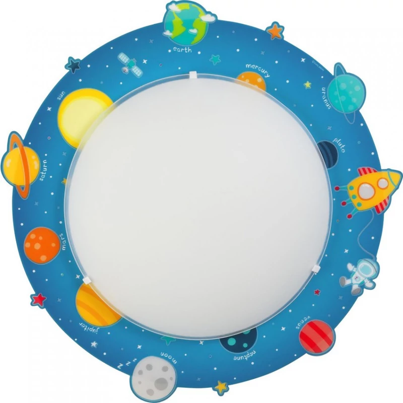 Dalber PLANETS 41346 mennyezeti gyereklámpa többszínű műanyag 2xE27 max. 40W E27