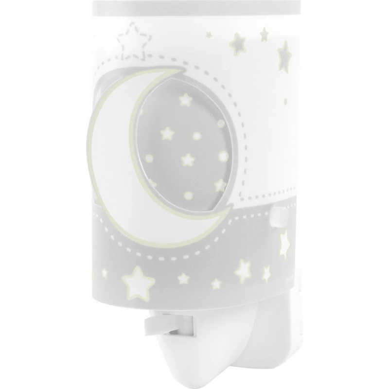 Dalber LED Moonlight 63235LE gyereklámpa szürke műanyag E14 15 lm 2900-3200 K
