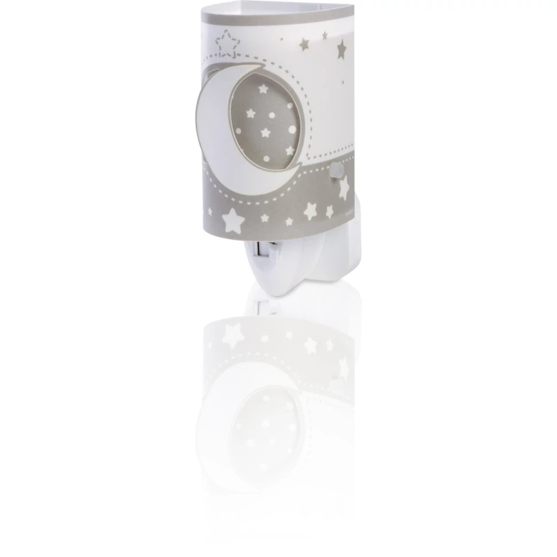 Dalber LED Moonlight 63235LE gyereklámpa szürke műanyag E14 1 db 15 lm 2900-3200 K