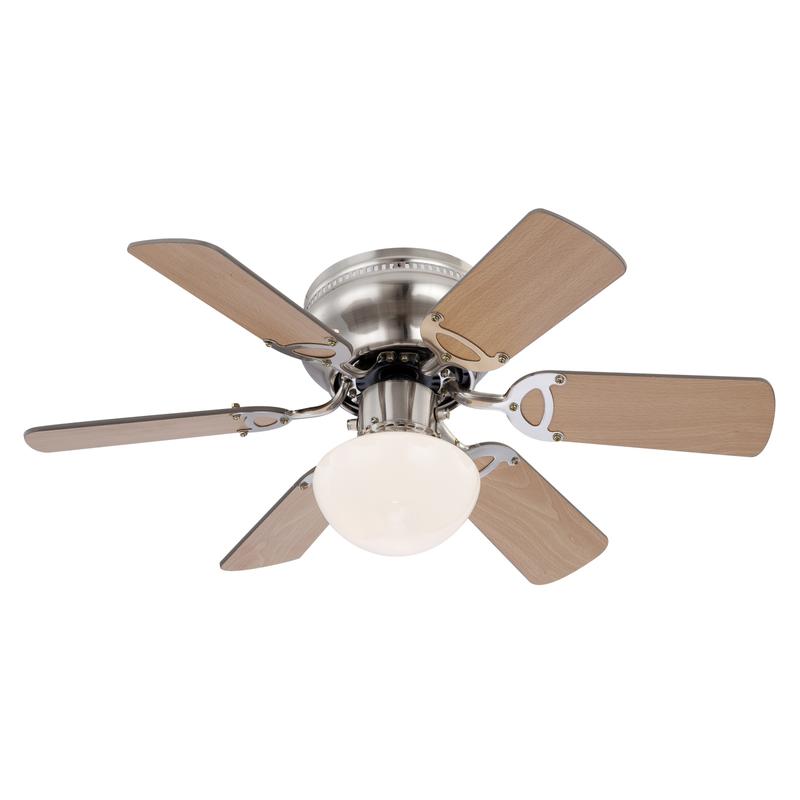 Globo UGO 0307 mennyezeti ventilátor matt nikkel fém 1 * E27 max. 60 W E27 IP20