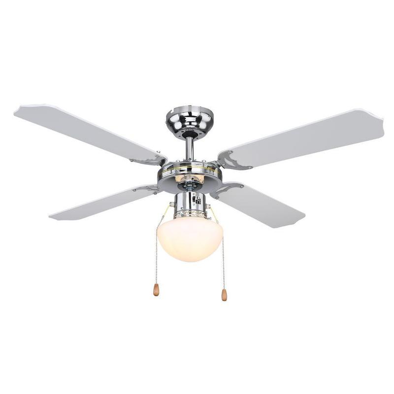 Globo CHAMPION 0309CSW mennyezeti ventilátor króm fém 1 * E27 max. 60 W E27 IP20