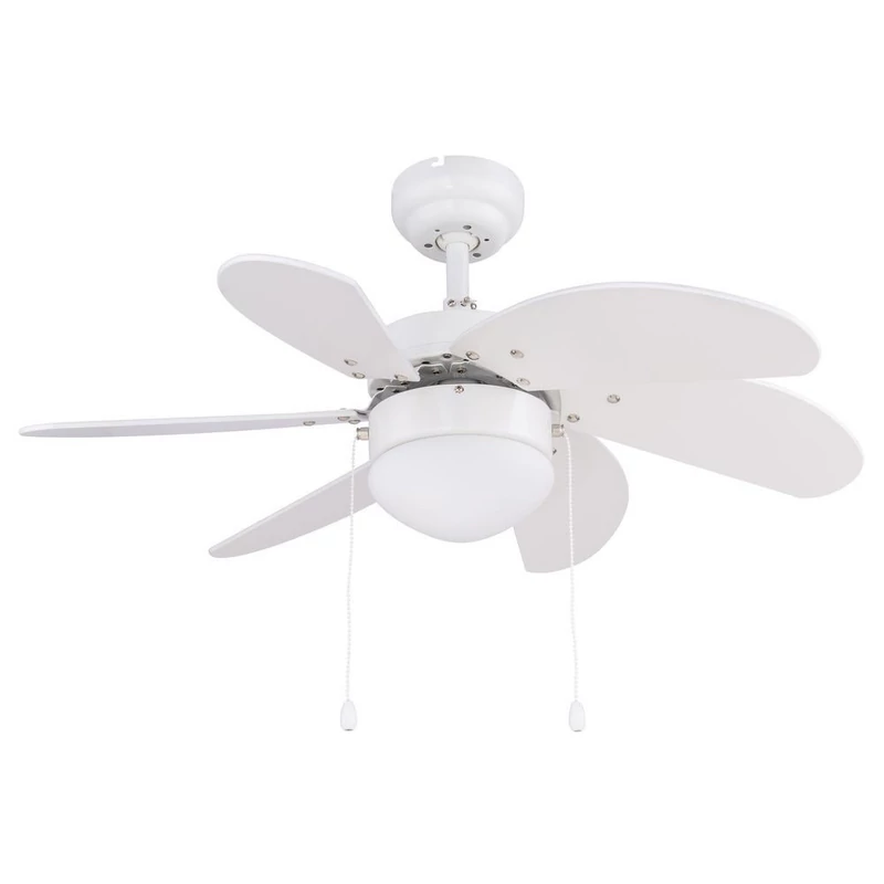 Globo RIVALDO 03302 mennyezeti ventilátor fehér fém 1 * E14 max. 60 W E14 IP20