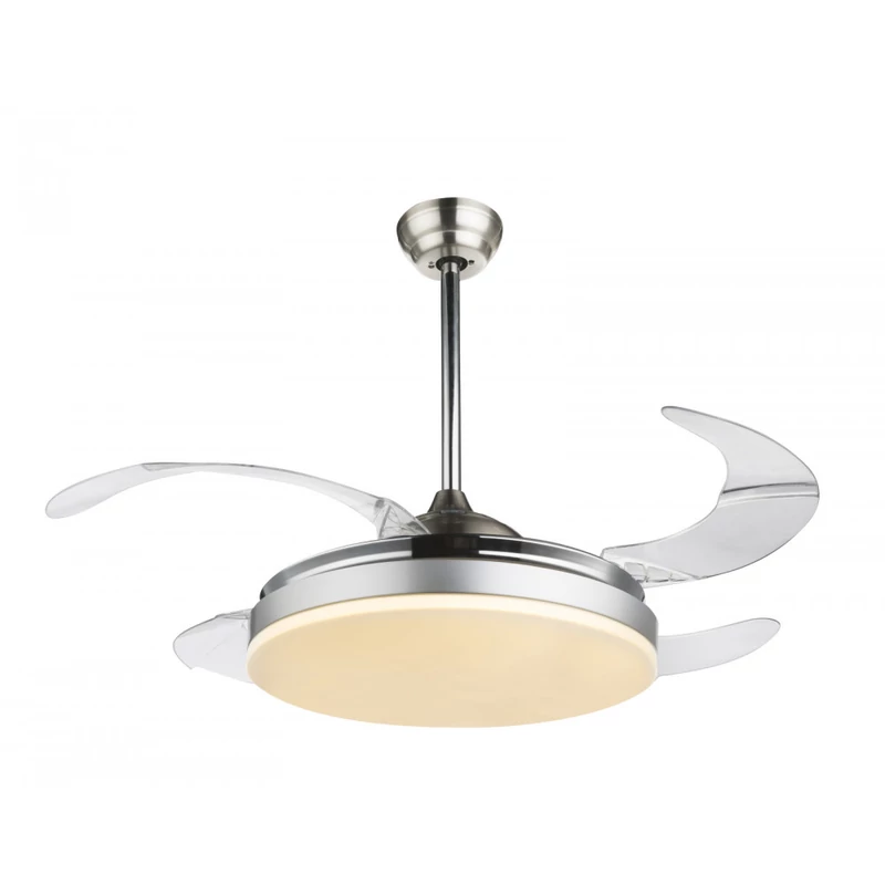 Globo CABRERA 0350 mennyezeti ventilátor matt nikkel fém 1 * LED LED 2180 lm IP20 F