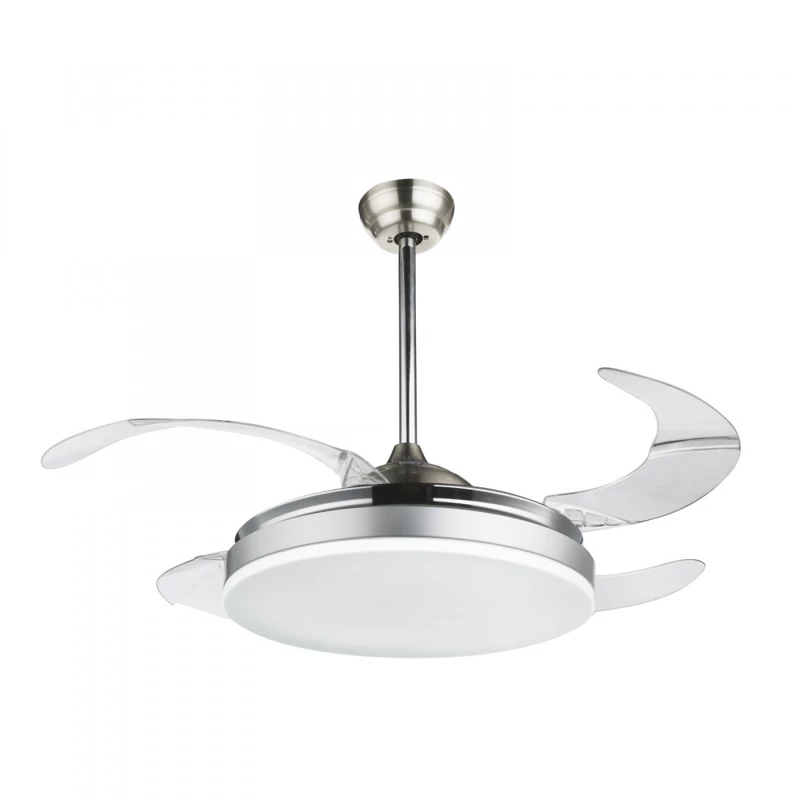 Globo CABRERA 0350 mennyezeti ventilátor matt nikkel fém 1 * LED LED 2180 lm IP20 F